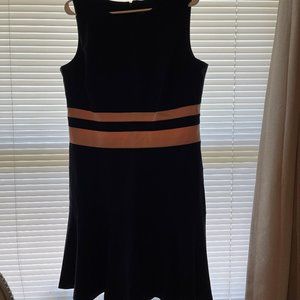 Ralph Lauren Dress,  Size 12, Navy Blue and Pink